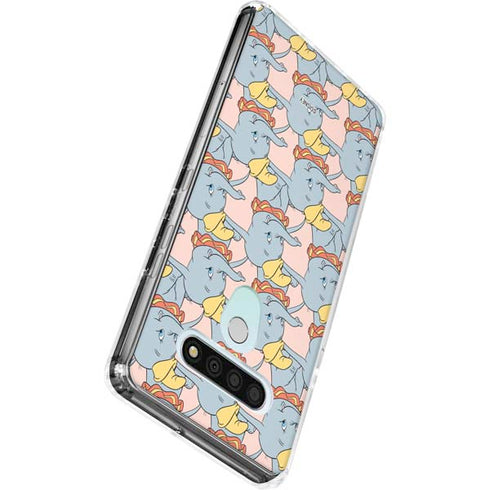 Disney Dumbo Face Pattern LG Stylo 6 Clear Case