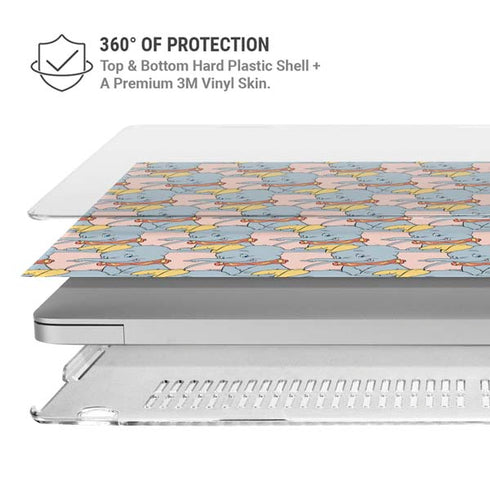 Disney Dumbo Face Pattern MacBook Pro 13in (2020) Case plus Skin