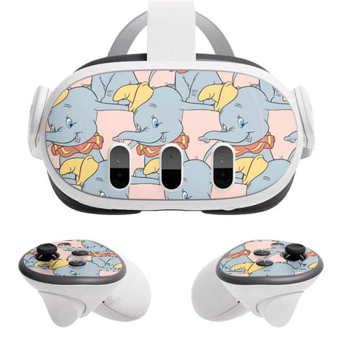 Disney Dumbo Face Pattern Meta Quest 3 Skin