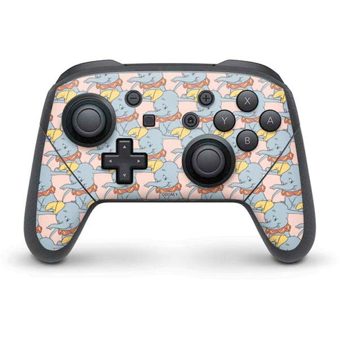 Disney Dumbo Face Pattern Nintendo Switch Pro Controller Skin