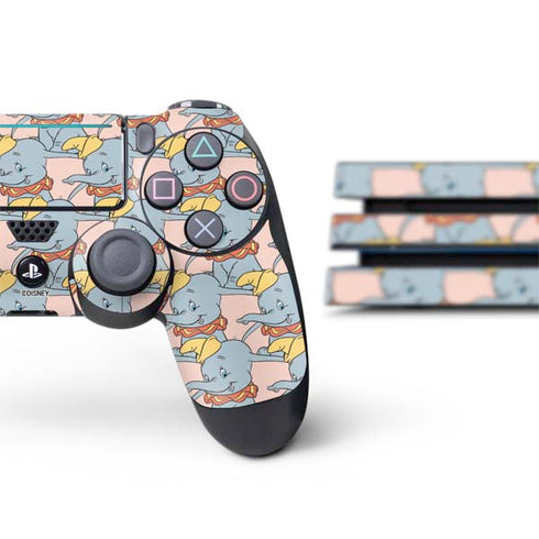 Disney Dumbo Face Pattern PS4 Pro Bundle Skin