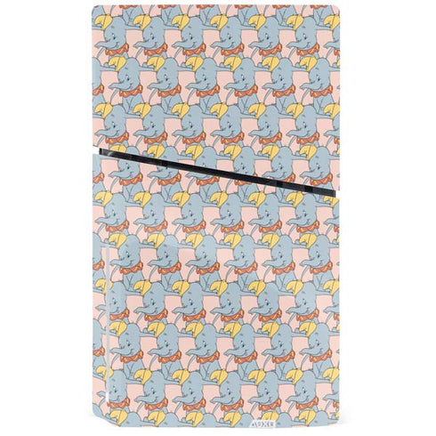 Disney Dumbo Face Pattern PS5 Slim Disk Console Skin