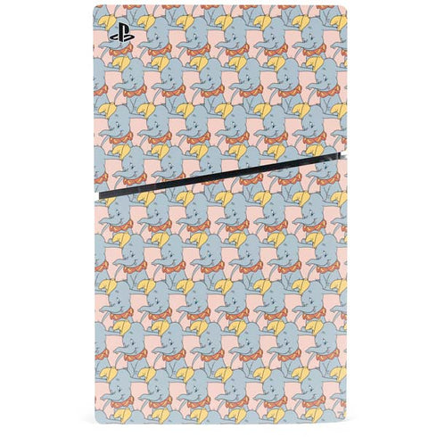 Disney Dumbo Face Pattern PS5 Slim Digital Edition Console Skin