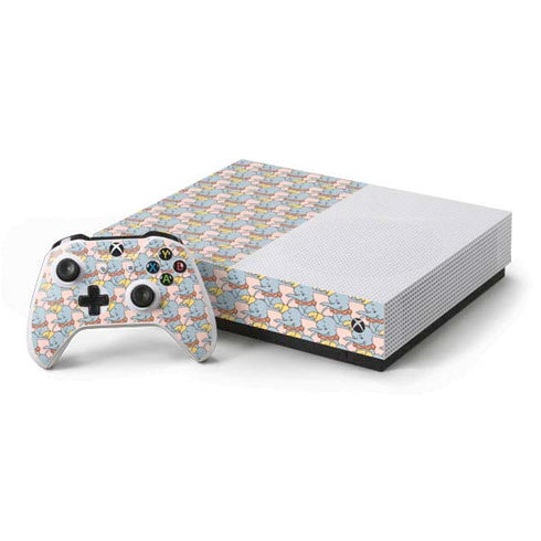 Disney Dumbo Face Pattern Xbox One S All-Digital Edition Bundle Skin