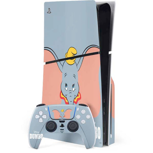 Disney Dumbo Portrait PS5 Slim Disk Bundle Skin