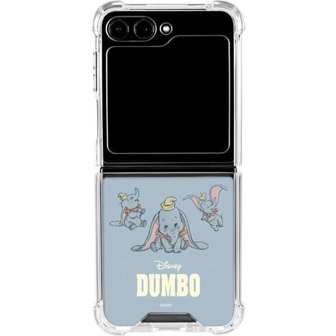 Disney Dumbo Variant Poses Galaxy Z Flip5 5G Clear Case