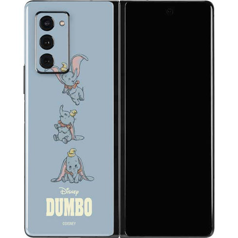 Disney Dumbo Variant Poses Galaxy Z Fold2 5G Skin