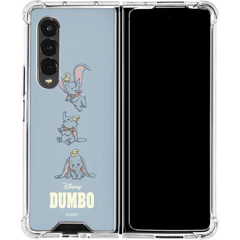 Disney Dumbo Variant Poses Galaxy Z Fold4 5G Clear Case