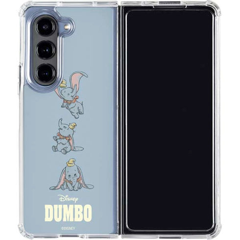 Disney Dumbo Variant Poses Galaxy Z Fold5 5G Clear Case