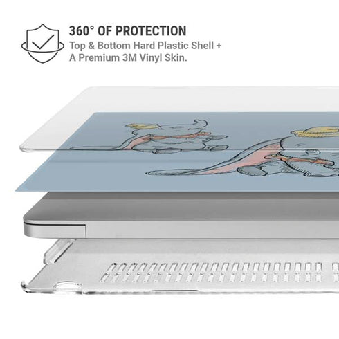 Disney Dumbo Variant Poses MacBook Air 15in (2023-2025) Case plus Skin