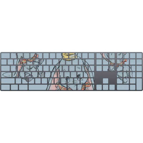 Disney Dumbo Variant Poses Magic Keyboard with Numeric Keypad Skin