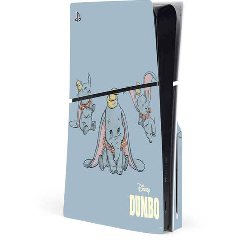 Disney Dumbo Variant Poses PS5 Slim Disk Console Skin
