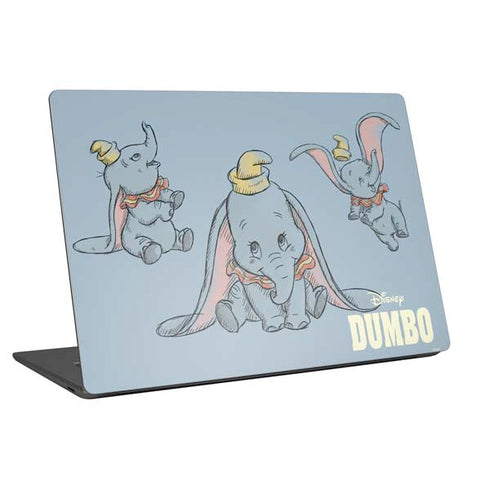 Disney Dumbo Variant Poses Universal Laptop 17in (13.8 x 10in) Skin