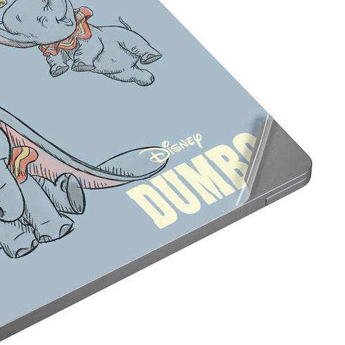 Disney Dumbo Variant Poses Universal Laptop 17in (13.8 x 10in) Skin