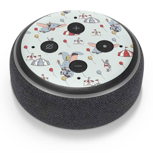 Disney Dumbo Vintage Pattern Amazon Echo Dot Skin