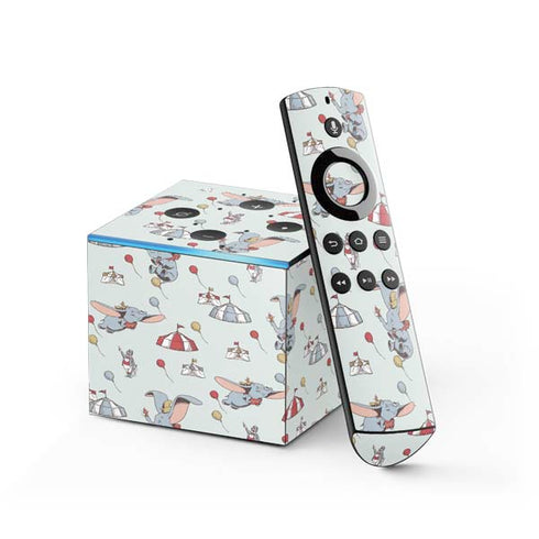 Disney Dumbo Vintage Pattern Fire TV Cube Skin