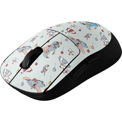 Disney Dumbo Vintage Pattern G Pro Wireless Gaming Mouse Skin