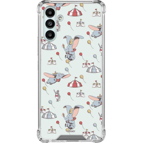 Disney Dumbo Vintage Pattern Galaxy A13 5G Clear Case