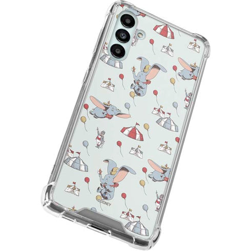 Disney Dumbo Vintage Pattern Galaxy A13 5G Clear Case