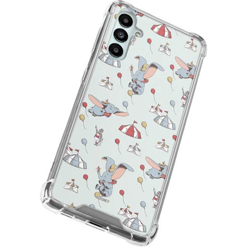 Disney Dumbo Vintage Pattern Galaxy A14 5G Clear Case
