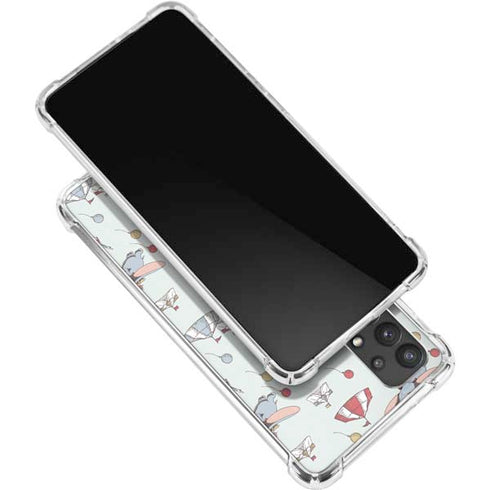 Disney Dumbo Vintage Pattern Galaxy A32 5G Clear Case