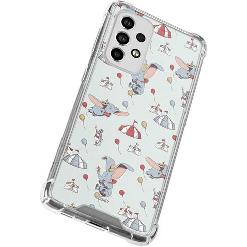 Disney Dumbo Vintage Pattern Galaxy A53 5G Clear Case