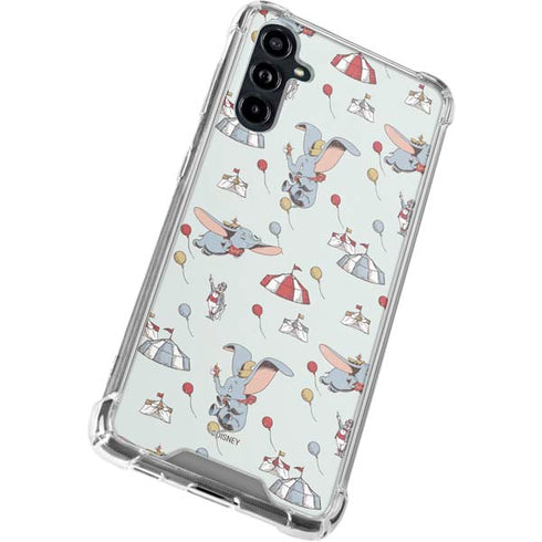 Disney Dumbo Vintage Pattern Galaxy A54 5G Clear Case