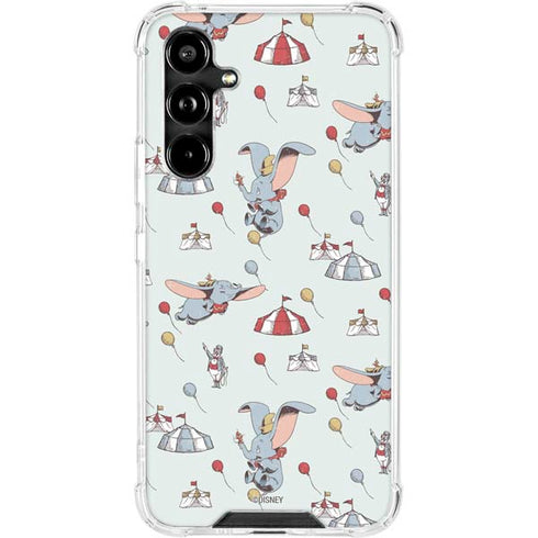Disney Dumbo Vintage Pattern Galaxy A54 5G Clear Case