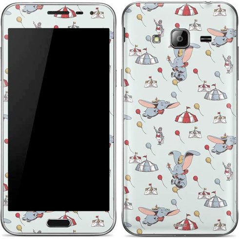 Disney Dumbo Vintage Pattern Galaxy J3 Skin