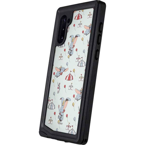 Disney Dumbo Vintage Pattern Galaxy Note 10 Waterproof Case