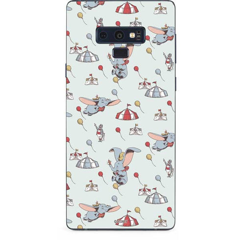 Disney Dumbo Vintage Pattern Galaxy Note 9 Skin