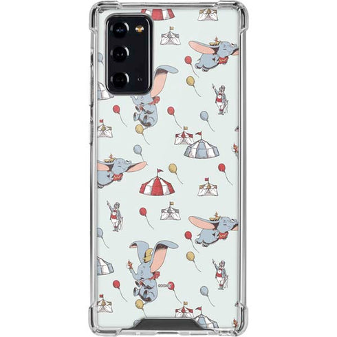 Disney Dumbo Vintage Pattern Galaxy Note20 5G Clear Case