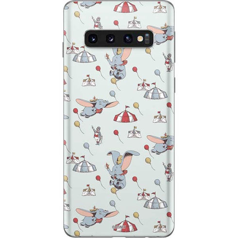 Disney Dumbo Vintage Pattern Galaxy S10 Skin