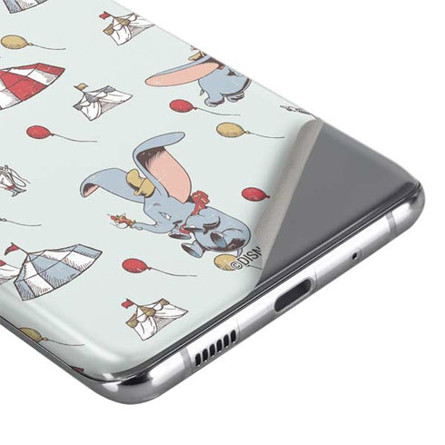 Disney Dumbo Vintage Pattern Galaxy S20 Plus Skin