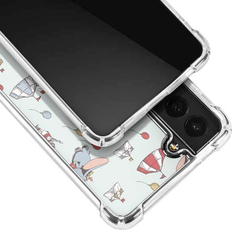 Disney Dumbo Vintage Pattern Galaxy S21 FE Clear Case