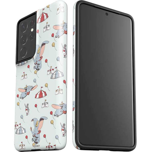 Disney Dumbo Vintage Pattern Galaxy S21 Ultra 5G Pro Case