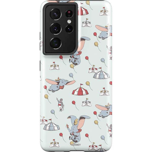 Disney Dumbo Vintage Pattern Galaxy S21 Ultra 5G Pro Case