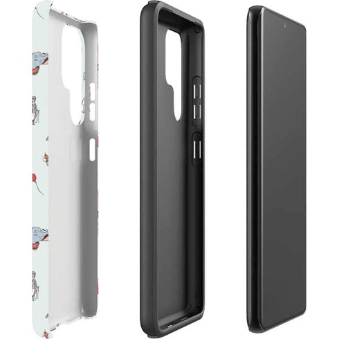 Disney Dumbo Vintage Pattern Galaxy S22 Ultra Pro Case