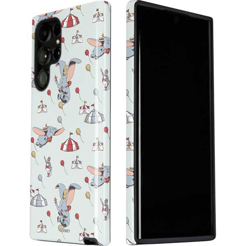 Disney Dumbo Vintage Pattern Galaxy S22 Ultra Pro Case