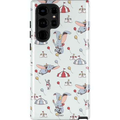 Disney Dumbo Vintage Pattern Galaxy S22 Ultra Pro Case