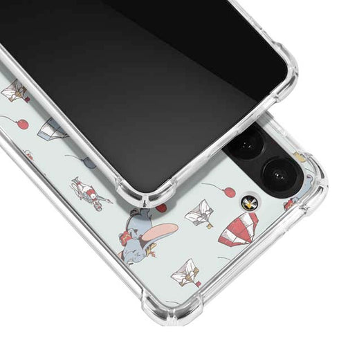 Disney Dumbo Vintage Pattern Galaxy S23 Clear Case