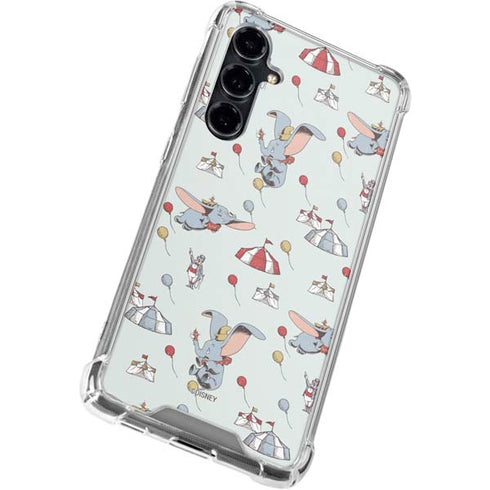 Disney Dumbo Vintage Pattern Galaxy S23 FE Clear Case