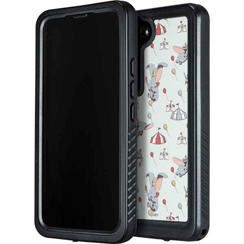 Disney Dumbo Vintage Pattern Galaxy S23 Plus Waterproof Case