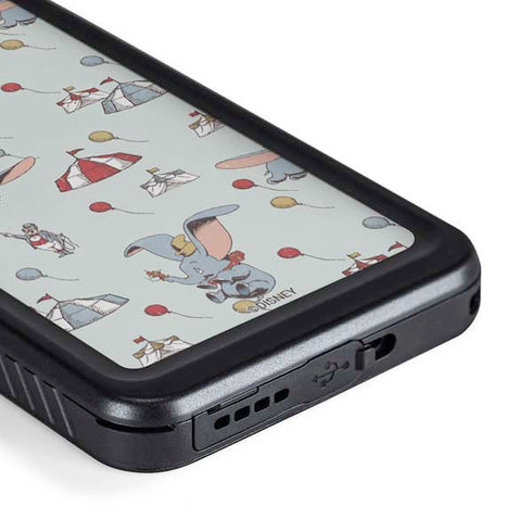 Disney Dumbo Vintage Pattern Galaxy S23 Plus Waterproof Case
