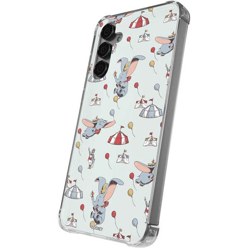 Disney Dumbo Vintage Pattern Galaxy S24 Plus Clear Case