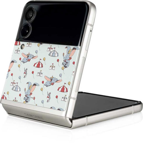 Disney Dumbo Vintage Pattern Galaxy Z Flip3 5G Skin