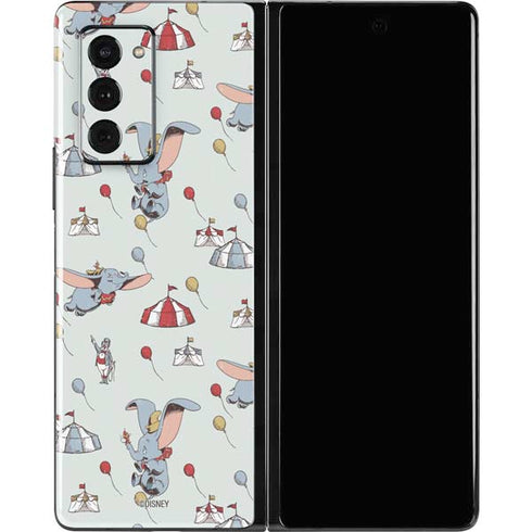 Disney Dumbo Vintage Pattern Galaxy Z Fold2 5G Skin