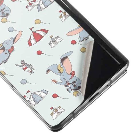 Disney Dumbo Vintage Pattern Galaxy Z Fold2 5G Skin