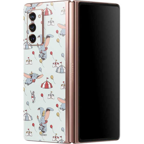 Disney Dumbo Vintage Pattern Galaxy Z Fold2 5G Skin