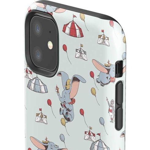 Disney Dumbo Vintage Pattern iPhone 11 Impact Case